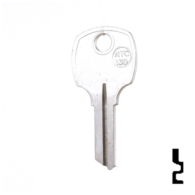 RO14, 1069E National, Snap On Key Office Furniture-Mailbox Key Ilco