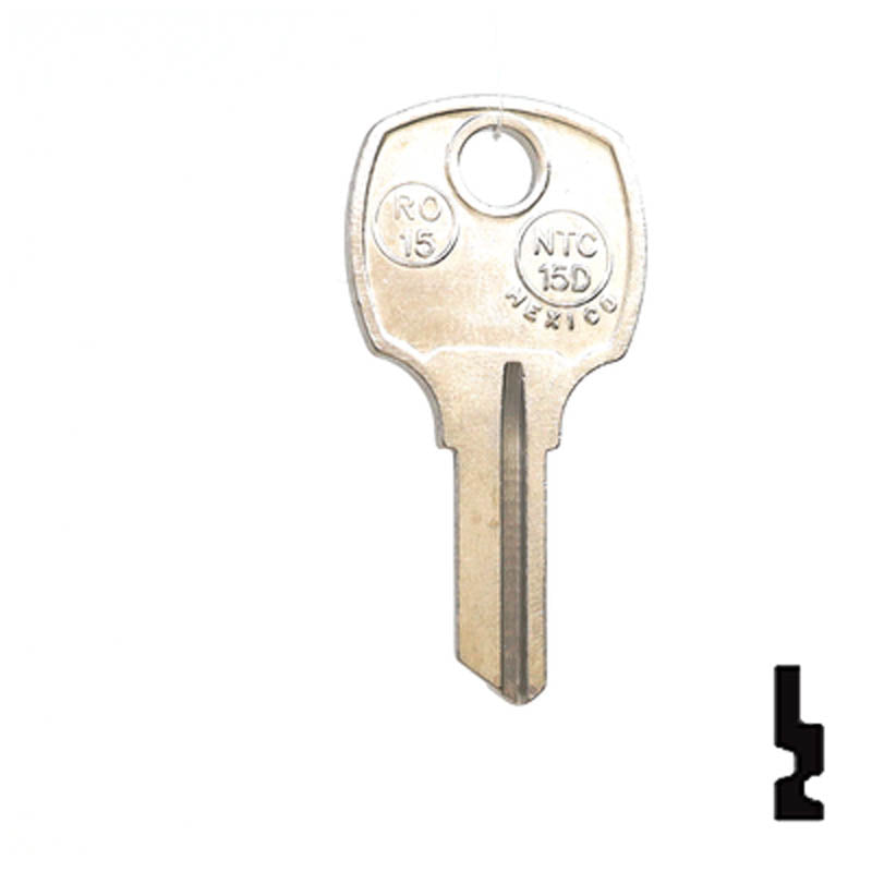 RO15, N1069N National Key Office Furniture-Mailbox Key JMA USA