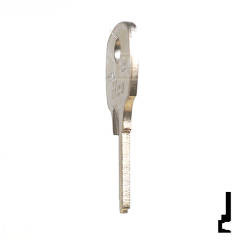 RO5, 1069M National Key Office Furniture-Mailbox Key Ilco
