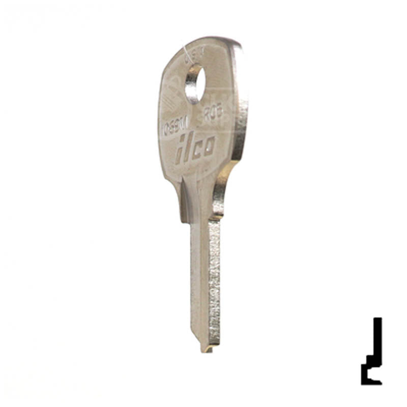 RO5, 1069M National Key Office Furniture-Mailbox Key Ilco
