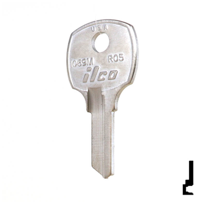 RO5, 1069M National Key Office Furniture-Mailbox Key Ilco