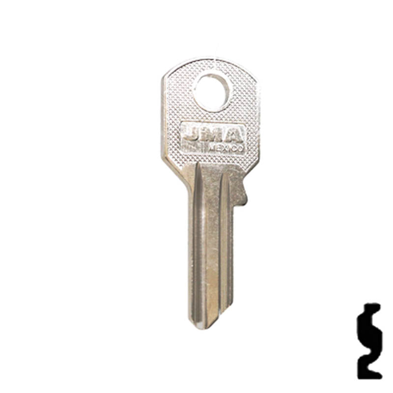 S1041JA, KP9 Chicago Key Office Furniture-Mailbox Key JMA USA