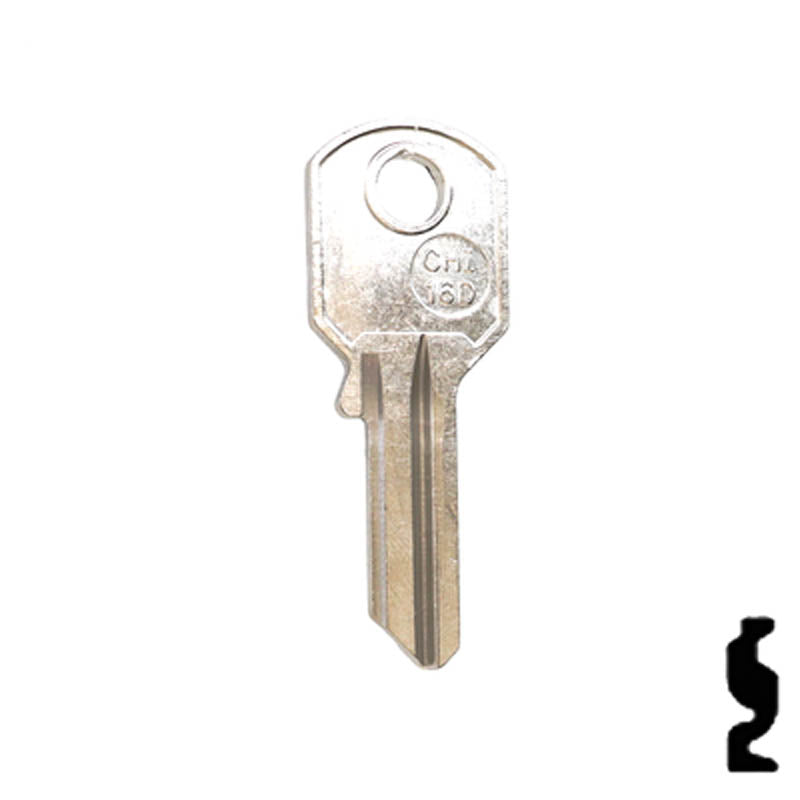 S1041JA, KP9 Chicago Key Office Furniture-Mailbox Key JMA USA