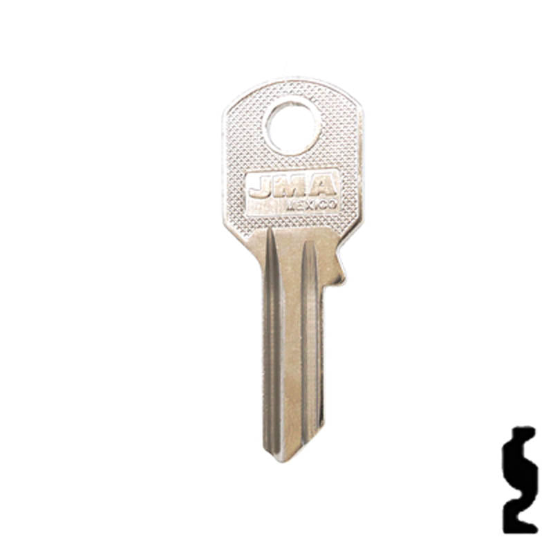 S1041JA, KP9 Chicago Key Office Furniture-Mailbox Key JMA USA
