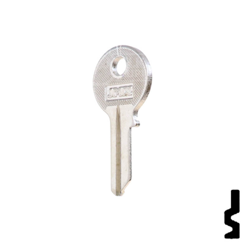 SC1041R, KP2 Chicago Key Office Furniture-Mailbox Key JMA USA