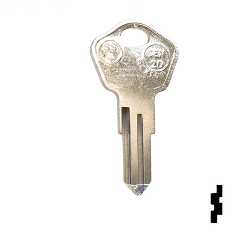 SS4 Sentry Safe Key Office Furniture-Mailbox Key JMA USA
