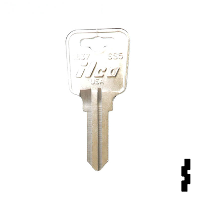 SS5 Sentry Safe Key Office Furniture-Mailbox Key Ilco