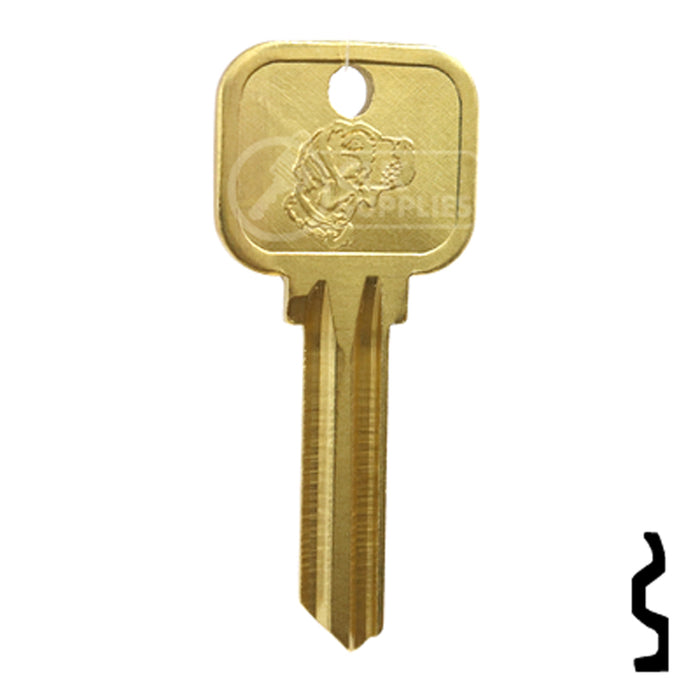 Uncut DND Key Blank | Yale | BD13 Office Furniture-Mailbox Key Framon Manufacturing Company, Inc