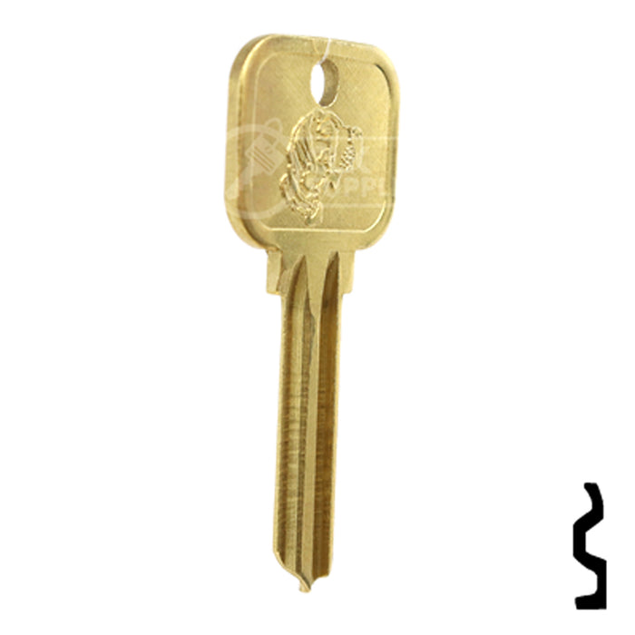 Uncut DND Key Blank | Yale | BD13 Office Furniture-Mailbox Key Framon Manufacturing Company, Inc