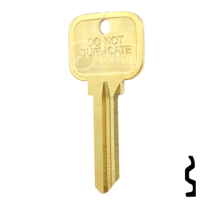 Uncut DND Key Blank | Yale | BD13 Office Furniture-Mailbox Key Framon Manufacturing Company, Inc