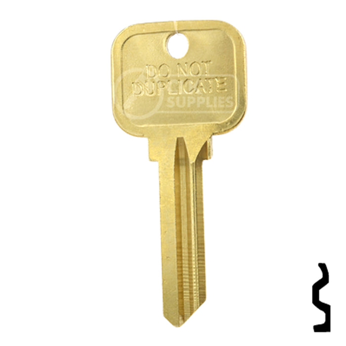 Uncut DND Key Blank | Yale | BD13 Office Furniture-Mailbox Key Framon Manufacturing Company, Inc