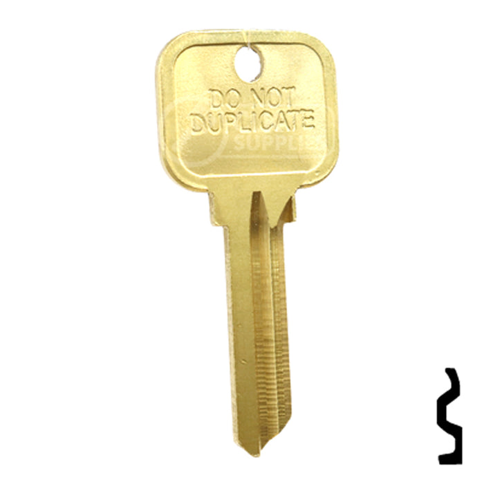 Uncut DND Key Blank | Yale | BD13 Office Furniture-Mailbox Key Framon Manufacturing Company, Inc