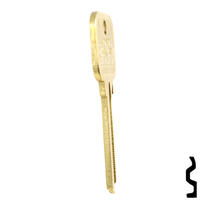 Uncut DND Key Blank | Yale | BD13 Office Furniture-Mailbox Key Framon Manufacturing Company, Inc