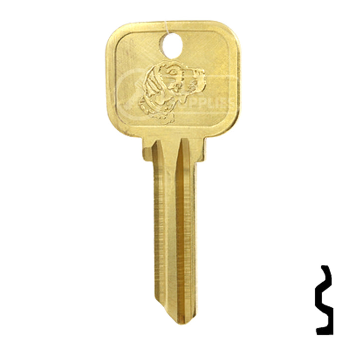 Uncut DND Key Blank | Yale | BD13 Office Furniture-Mailbox Key Framon Manufacturing Company, Inc