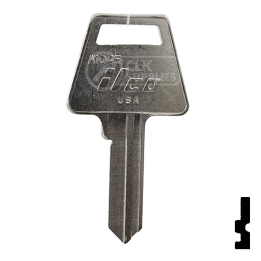 Uncut Key Blank | American Padlock, Junckunc | A1045 Office Furniture-Mailbox Key Ilco