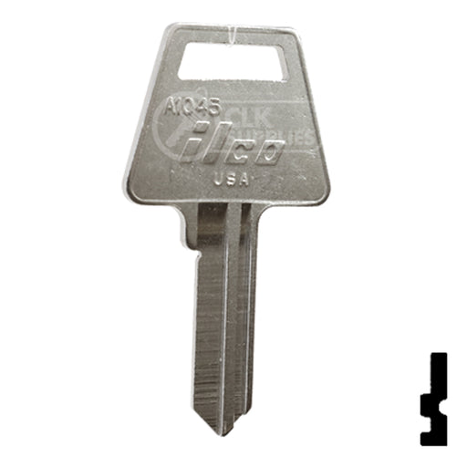 Uncut Key Blank | American Padlock, Junckunc | A1045 Office Furniture-Mailbox Key Ilco