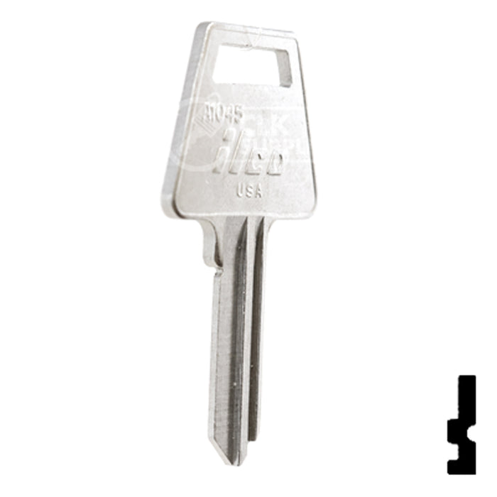 Uncut Key Blank | American Padlock, Junckunc | A1045 Office Furniture-Mailbox Key Ilco