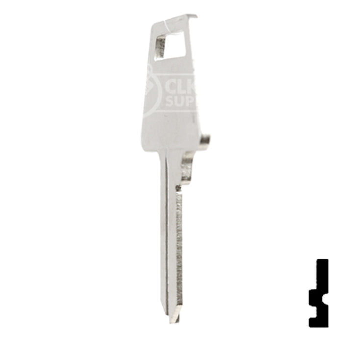 Uncut Key Blank | American Padlock, Junckunc | A1045 Office Furniture-Mailbox Key Ilco