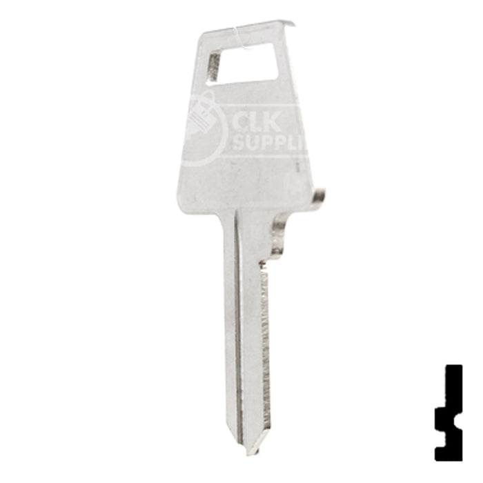 Uncut Key Blank | American Padlock, Junckunc | A1045 Office Furniture-Mailbox Key Ilco