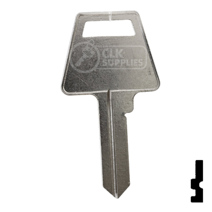 Uncut Key Blank | American Padlock, Junckunc | A1045 Office Furniture-Mailbox Key Ilco