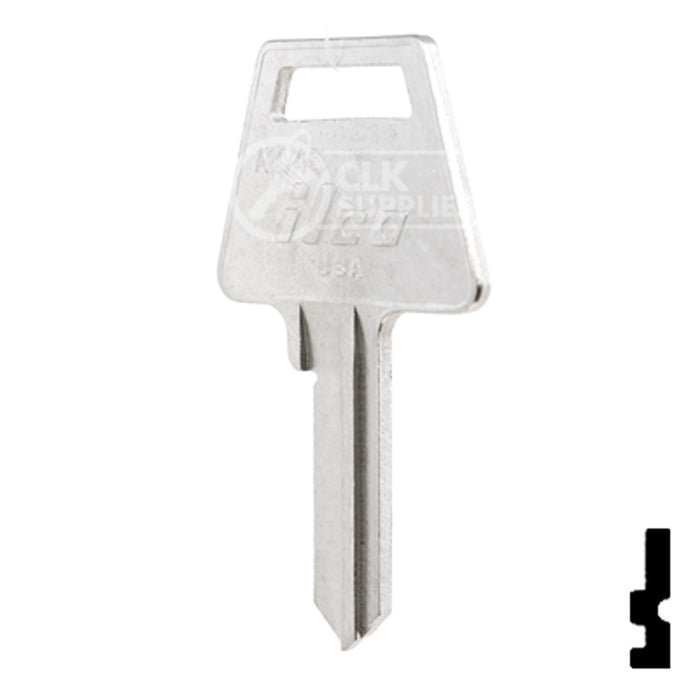 Uncut Key Blank | American Padlock, Junckunc | A1045 Office Furniture-Mailbox Key Ilco