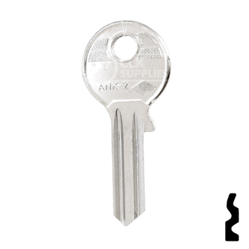 Uncut Key Blank | Anker | ANK-2 Office Furniture-Mailbox Key JMA USA
