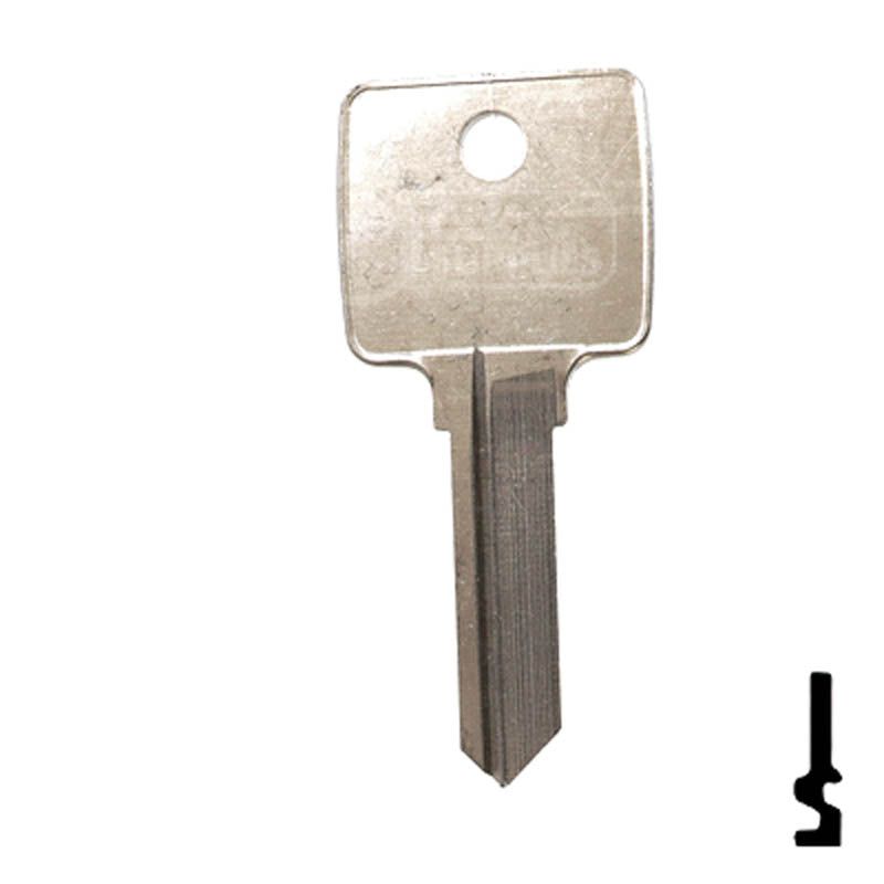 Uncut Key Blank | Arco | 1131 Office Furniture-Mailbox Key Ilco