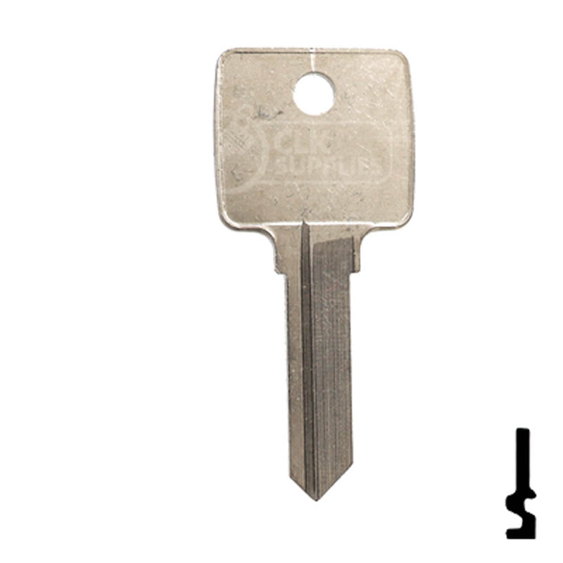 Uncut Key Blank | Arco | 1131 Office Furniture-Mailbox Key Ilco