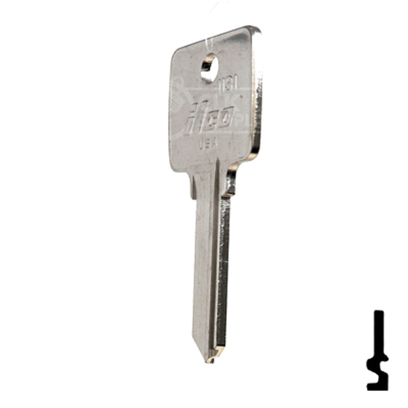 Uncut Key Blank | Arco | 1131 Office Furniture-Mailbox Key Ilco