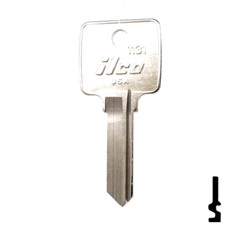 Uncut Key Blank | Arco | 1131 Office Furniture-Mailbox Key Ilco