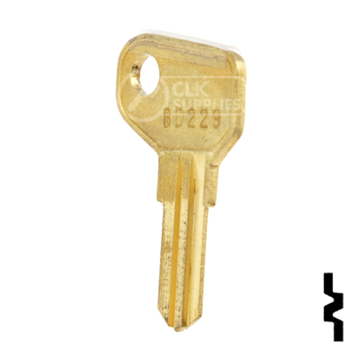 Uncut Key Blank | ARFE | BD229 Office Furniture-Mailbox Key Framon Manufacturing Company, Inc