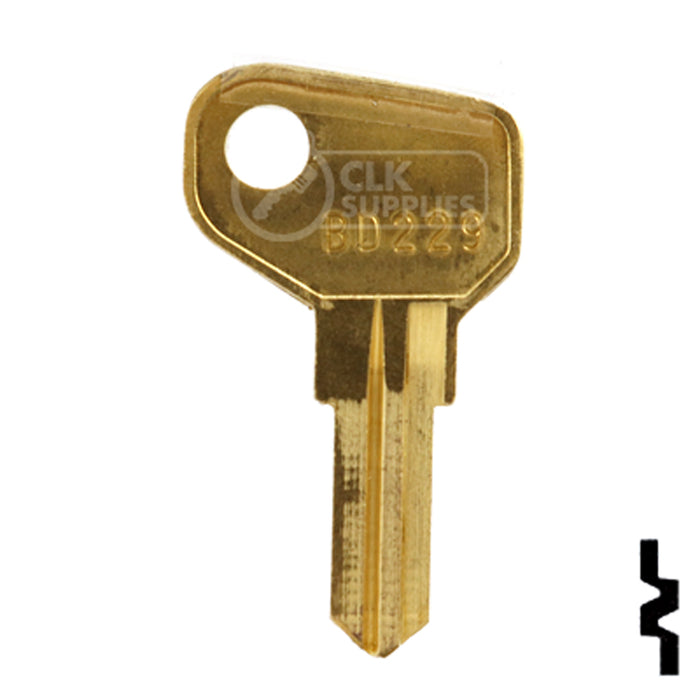 Uncut Key Blank | ARFE | BD229 Office Furniture-Mailbox Key Framon Manufacturing Company, Inc