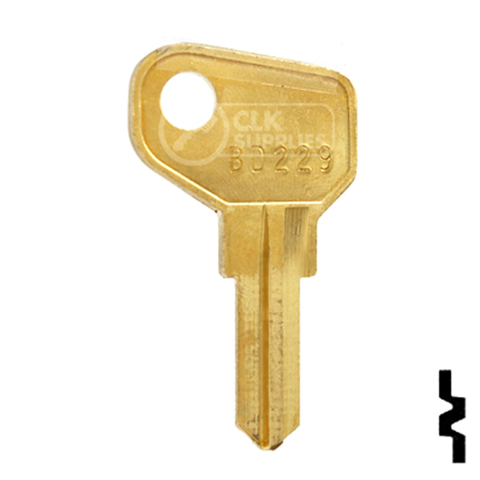 Uncut Key Blank | ARFE | BD229 Office Furniture-Mailbox Key Framon Manufacturing Company, Inc