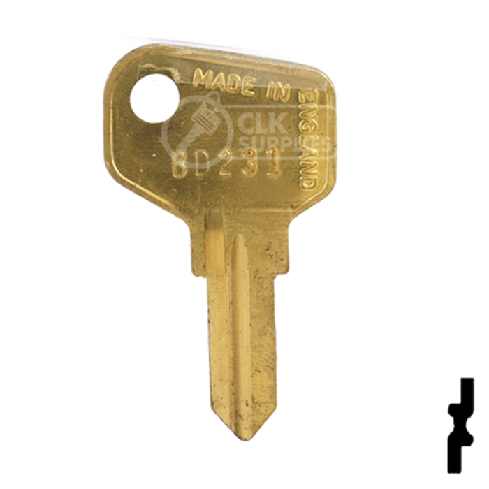 Uncut Key Blank | ARFE, Keya, Simca | BD231 Office Furniture-Mailbox Key Framon Manufacturing Company, Inc