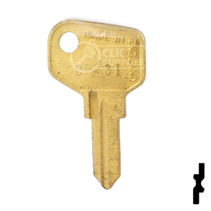 Uncut Key Blank | ARFE, Keya, Simca | BD231 Office Furniture-Mailbox Key Framon Manufacturing Company, Inc