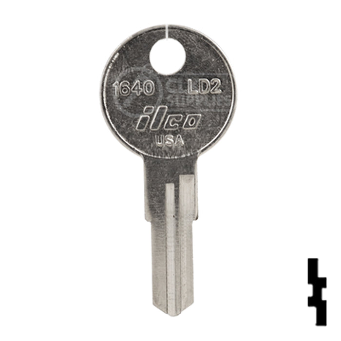 Uncut  Key Blank | Arfe, Larson | 1640, LD2 Office Furniture-Mailbox Key Ilco