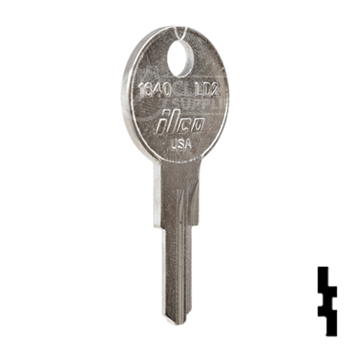 Uncut  Key Blank | Arfe, Larson | 1640, LD2 Office Furniture-Mailbox Key Ilco