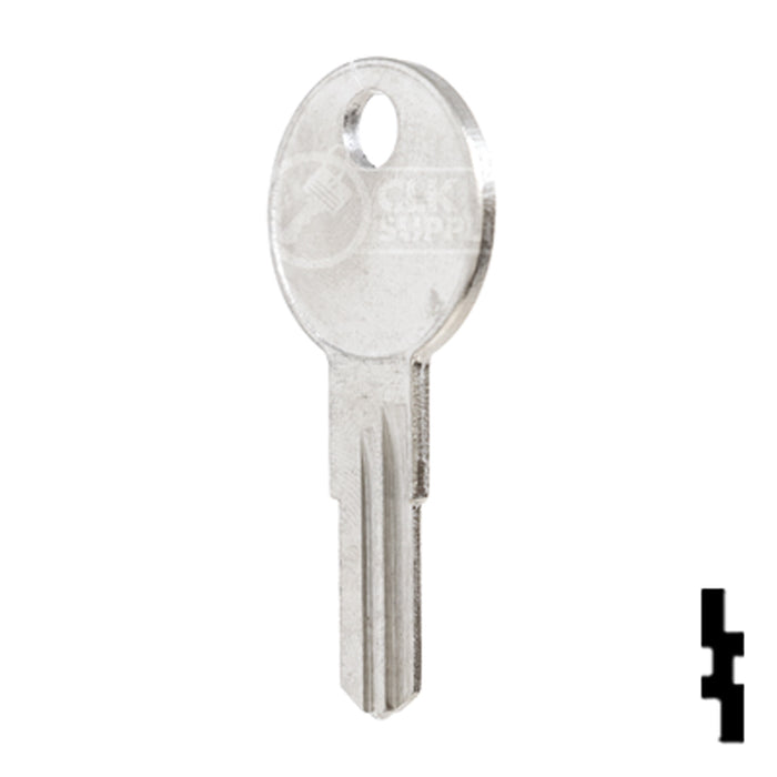 Uncut  Key Blank | Arfe, Larson | 1640, LD2 Office Furniture-Mailbox Key Ilco