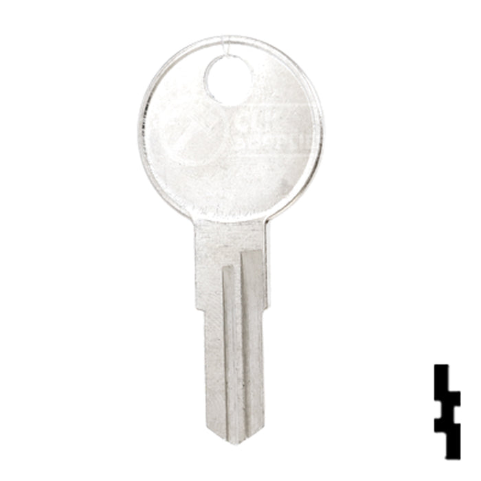 Uncut  Key Blank | Arfe, Larson | 1640, LD2 Office Furniture-Mailbox Key Ilco