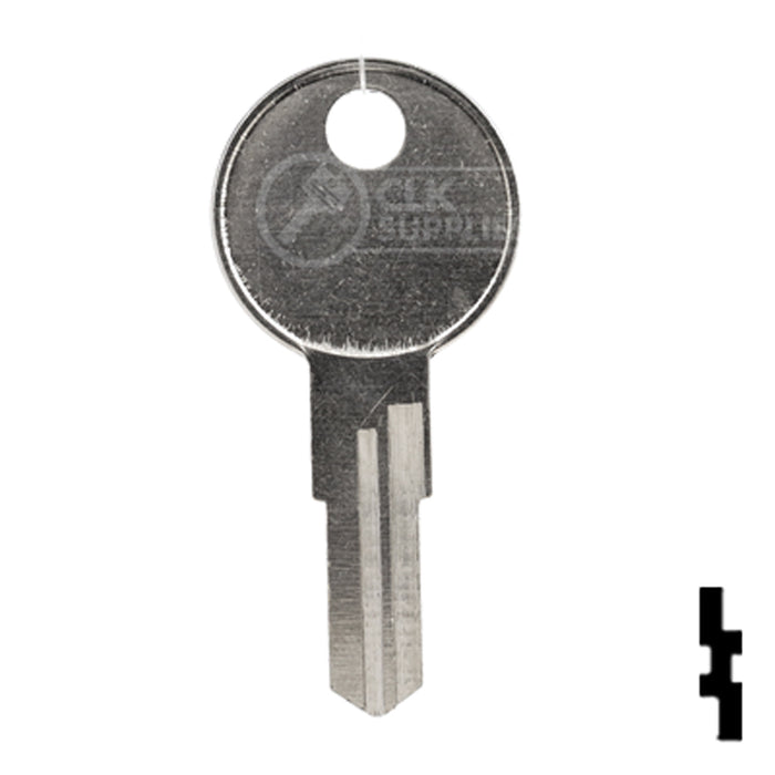 Uncut  Key Blank | Arfe, Larson | 1640, LD2 Office Furniture-Mailbox Key Ilco