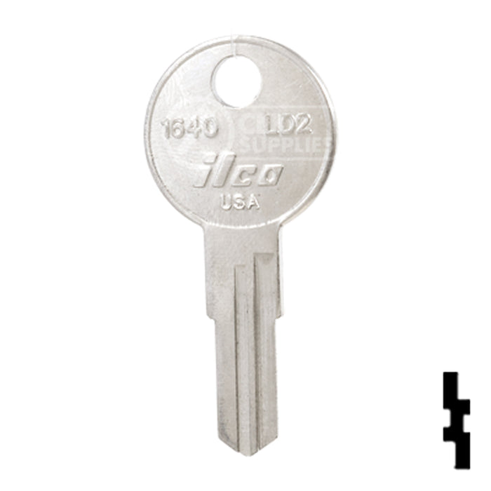 Uncut  Key Blank | Arfe, Larson | 1640, LD2 Office Furniture-Mailbox Key Ilco