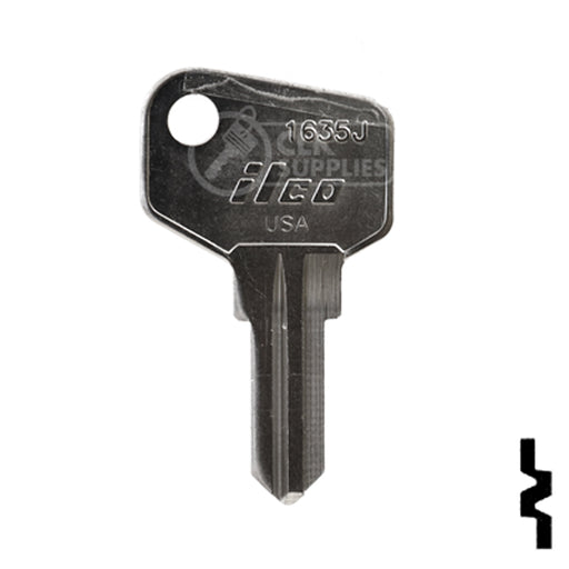 Uncut Key Blank | Arfe Locks | 1635J Office Furniture-Mailbox Key Ilco