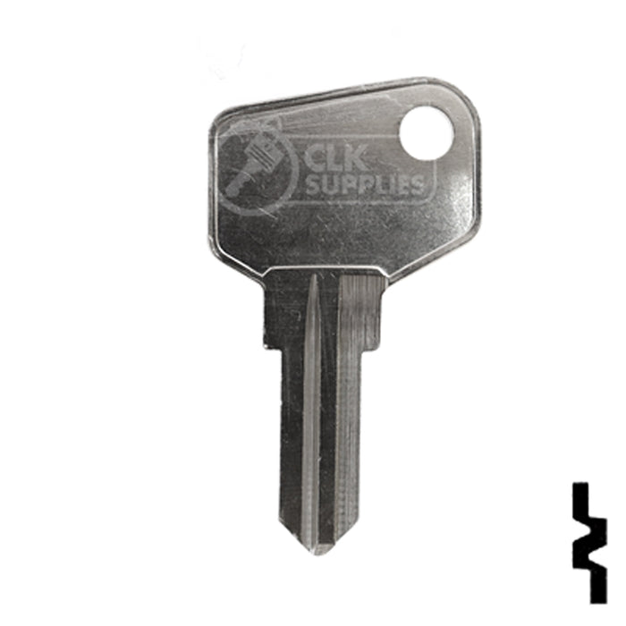 Uncut Key Blank | Arfe Locks | 1635J Office Furniture-Mailbox Key Ilco