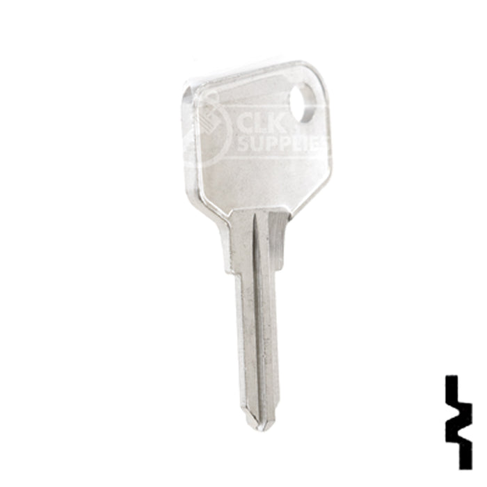 Uncut Key Blank | Arfe Locks | 1635J Office Furniture-Mailbox Key Ilco