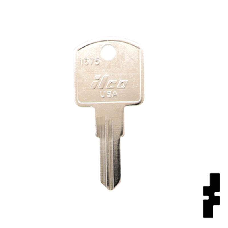 Uncut Key Blank |Armstrong, Evergood | 1675 Office Furniture-Mailbox Key Ilco