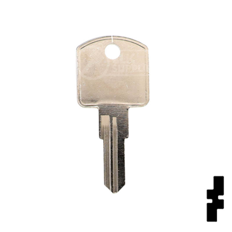 Uncut Key Blank |Armstrong, Evergood | 1675 Office Furniture-Mailbox Key Ilco