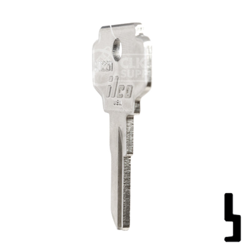 Uncut Key Blank | Bargman | K1122N Office Furniture-Mailbox Key Ilco