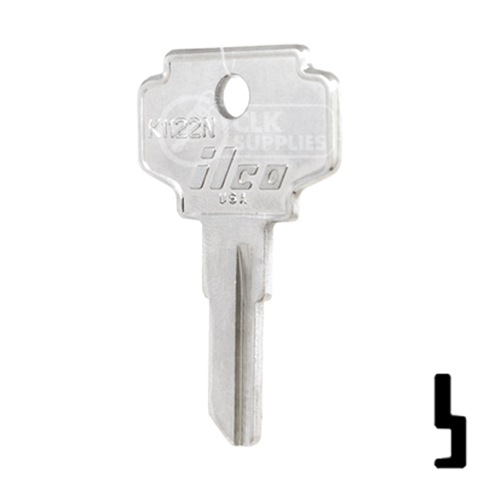 Uncut Key Blank | Bargman | K1122N Office Furniture-Mailbox Key Ilco