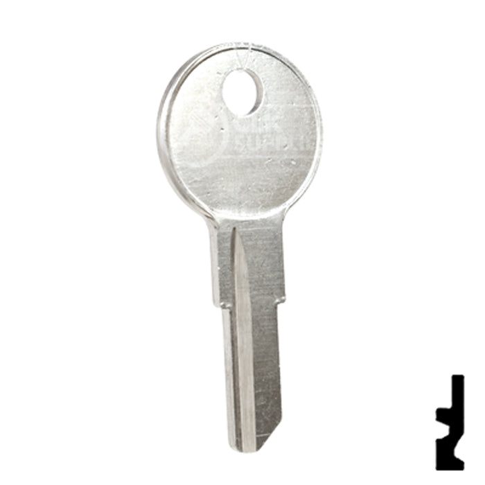 Uncut Key Blank | Bargman | L1098M Office Furniture-Mailbox Key Ilco