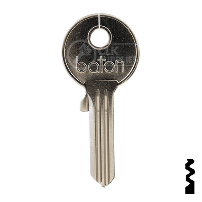 Uncut Key Blank | Baton | BD263 Office Furniture-Mailbox Key Framon Manufacturing Company, Inc